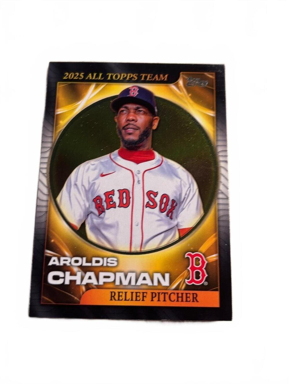 2025 Topps Aroldis Chapman Boston Red Sox Relief Pitcher MLB